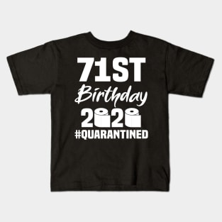 71st Birthday 2020 Quarantined Kids T-Shirt